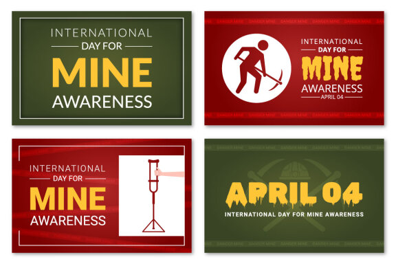 10 International Mine Awareness Day Illustration