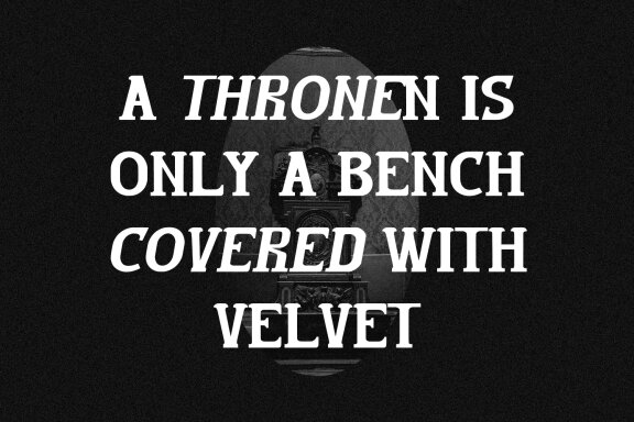 Allarique Medieval Serif Typeface