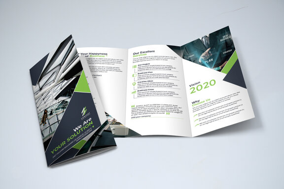 TriFold Business Brochure Template