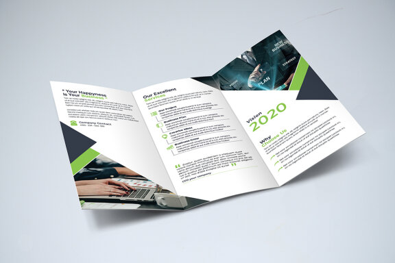TriFold Business Brochure Template