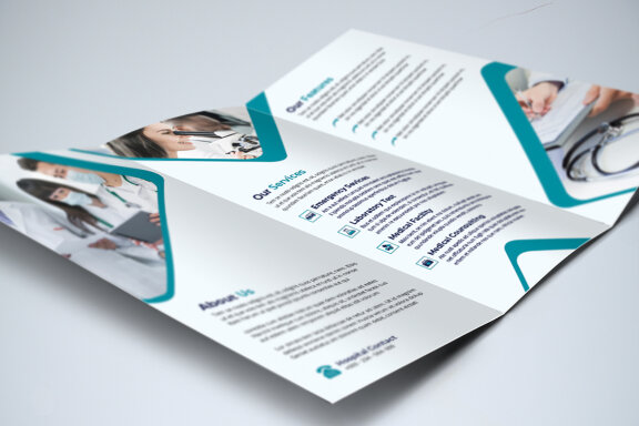 Trifold Medical Brochure Template