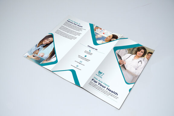 Trifold Medical Brochure Template