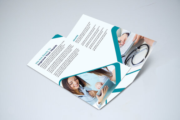 Trifold Medical Brochure Template