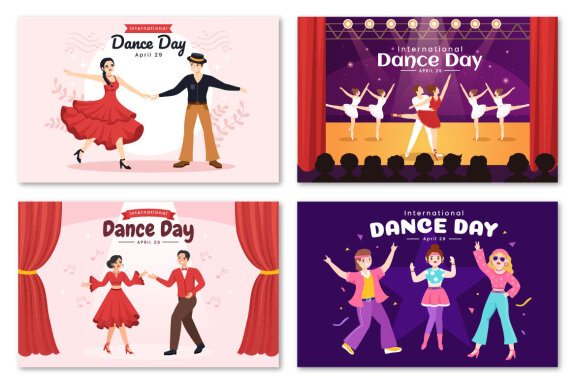 18 International Dance Day Illustration