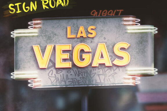 Retro Sign Creator - Left View