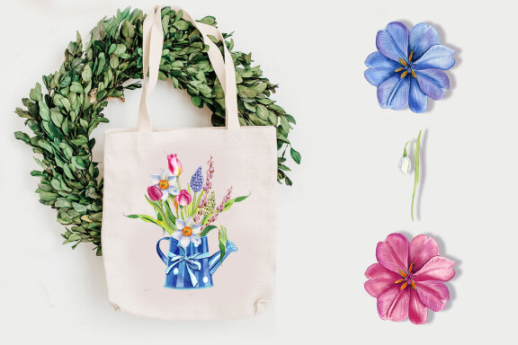 Spring flowers, Bouquet flowers.