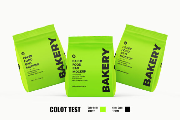 Matte Food Bag Mockups