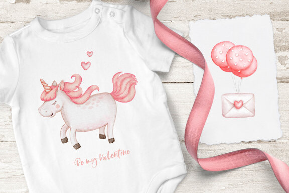 Valentine's Unicorn Set