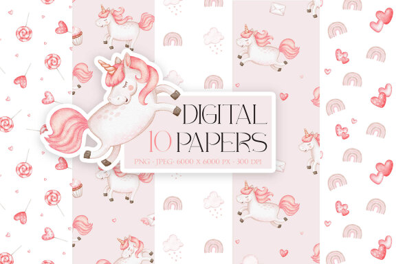 Valentine's Unicorn Set