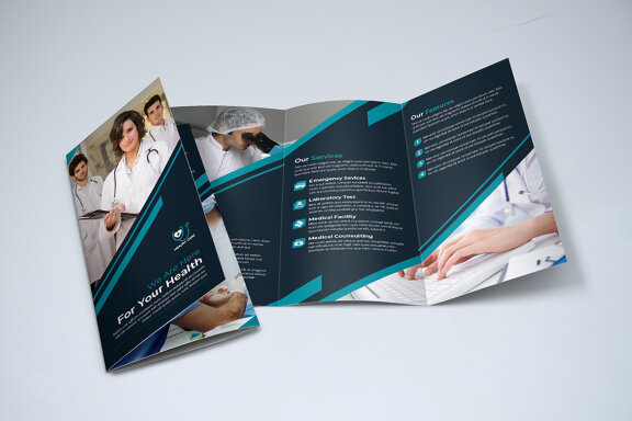 TriFold Medical Brochure Template