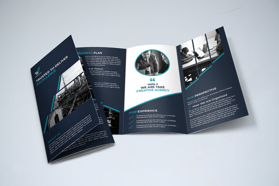 TriFold Business Brochure Template