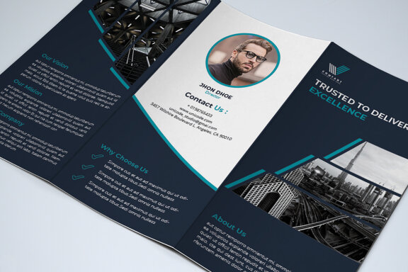 TriFold Business Brochure Template