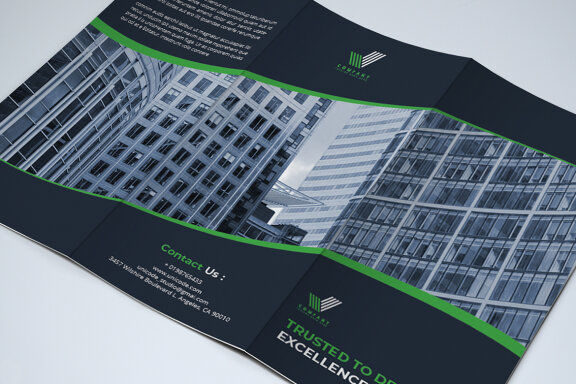 TriFold Business Brochure Template