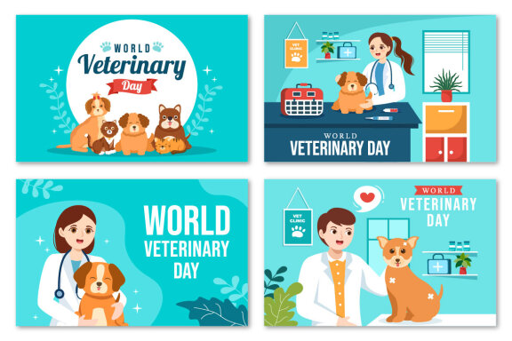 16 World Veterinary Day Illustration