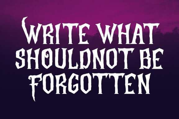 Unforgomen Blackletter Display Font