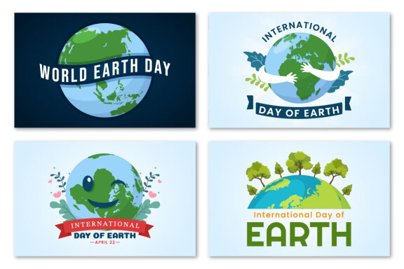 14 Happy Earth Day FREE Illustration