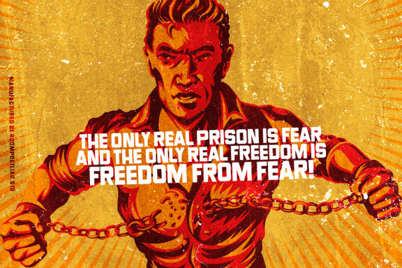 Propaganda Freedom Illustration