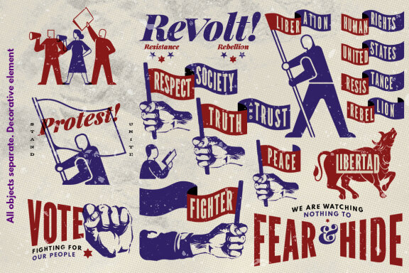 Liberation Element Graphic Set