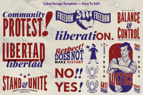 Liberation Element Graphic Set