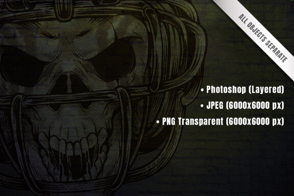 American Football Skull
