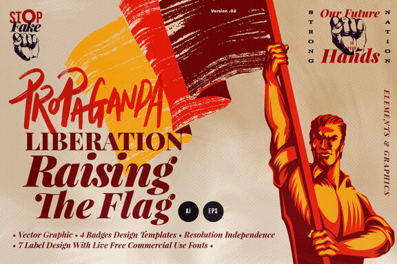 Liberation Raising The Flag