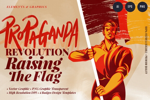 Revolution Raising The Flag