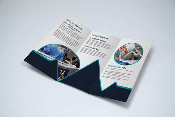 TriFold Medical Brochure Template