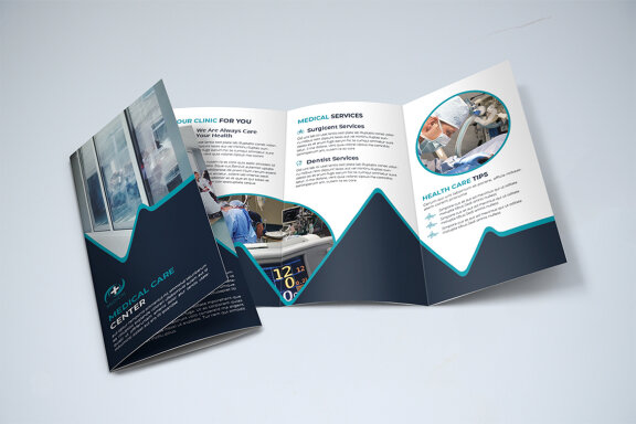 TriFold Medical Brochure Template