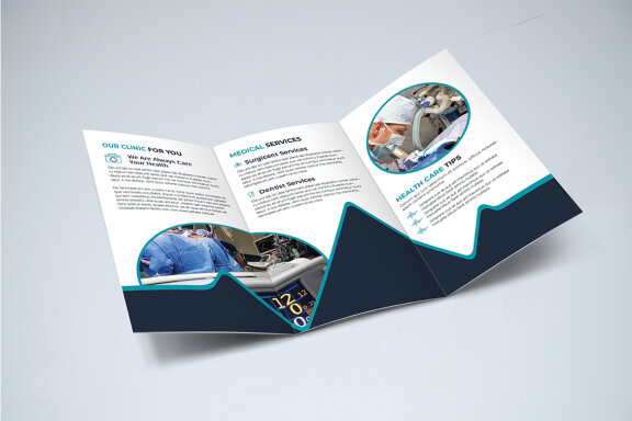 TriFold Medical Brochure Template