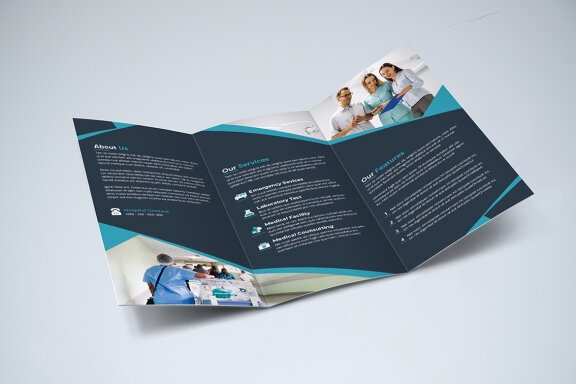 TriFold Medical Brochure Template