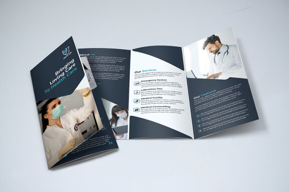 TriFold Medical Brochure Template