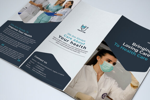 TriFold Medical Brochure Template