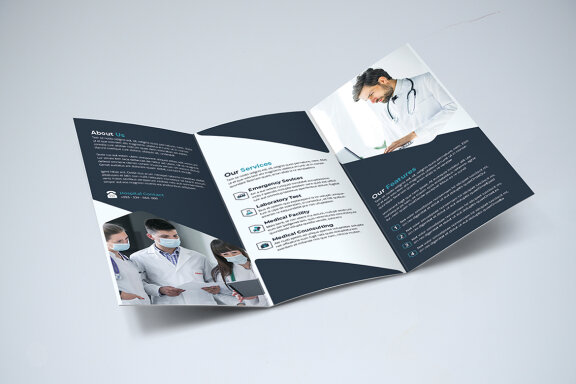 TriFold Medical Brochure Template