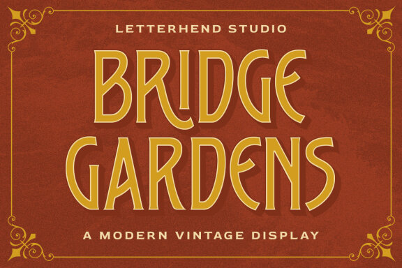 Bridge Garden - Modern Vintage Display