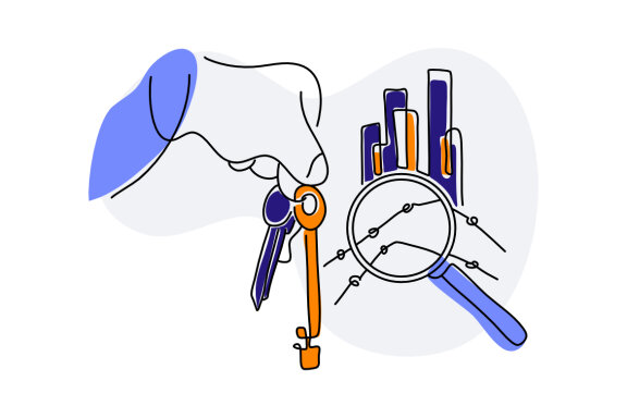 Financial Business Flat Illustration