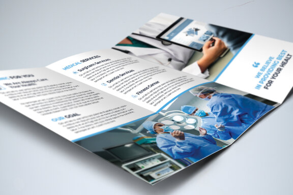 TriFold Medical Brochure Template