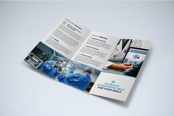 TriFold Medical Brochure Template