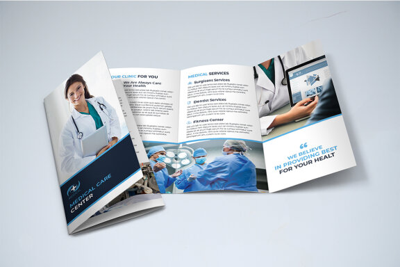 TriFold Medical Brochure Template