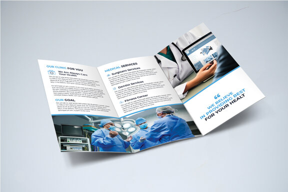 TriFold Medical Brochure Template