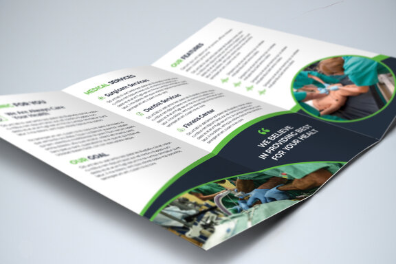 TriFold Medical Brochure Template