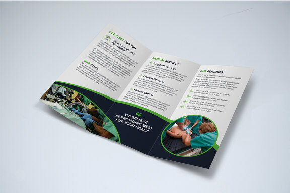 TriFold Medical Brochure Template