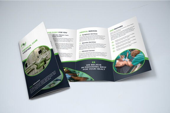 TriFold Medical Brochure Template