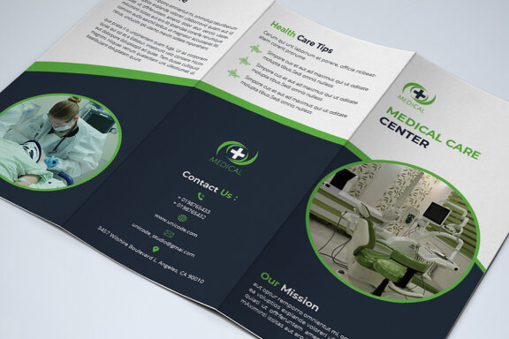 TriFold Medical Brochure Template