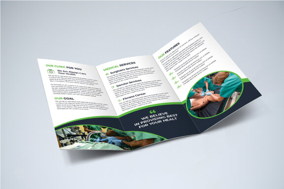 TriFold Medical Brochure Template