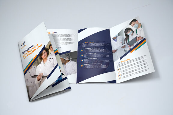 TriFold Medical Brochure Template