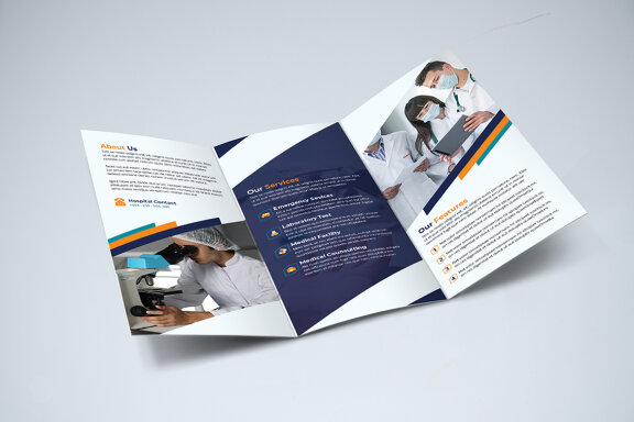 TriFold Medical Brochure Template