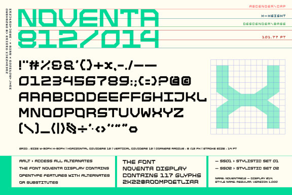 Noventa Display Font