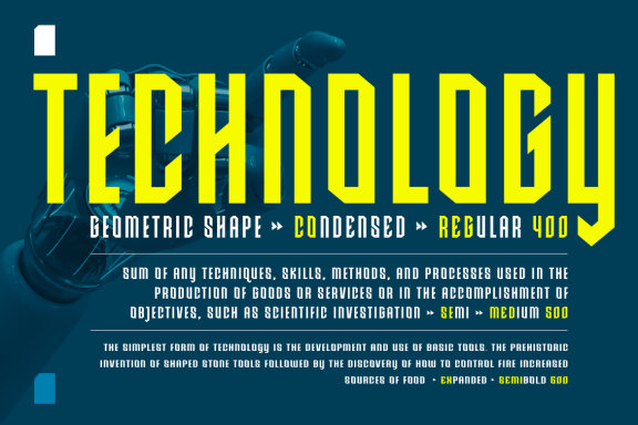 Gridio Display - 3 Fonts