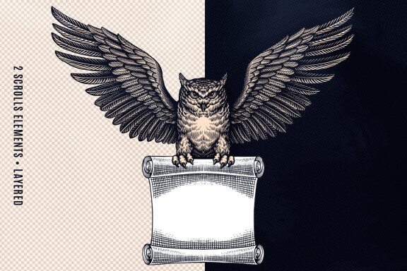 Wisdom Owl Illustration