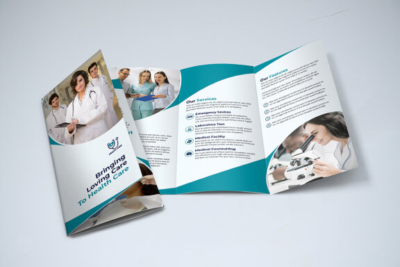 TriFold Medical Brochure Template